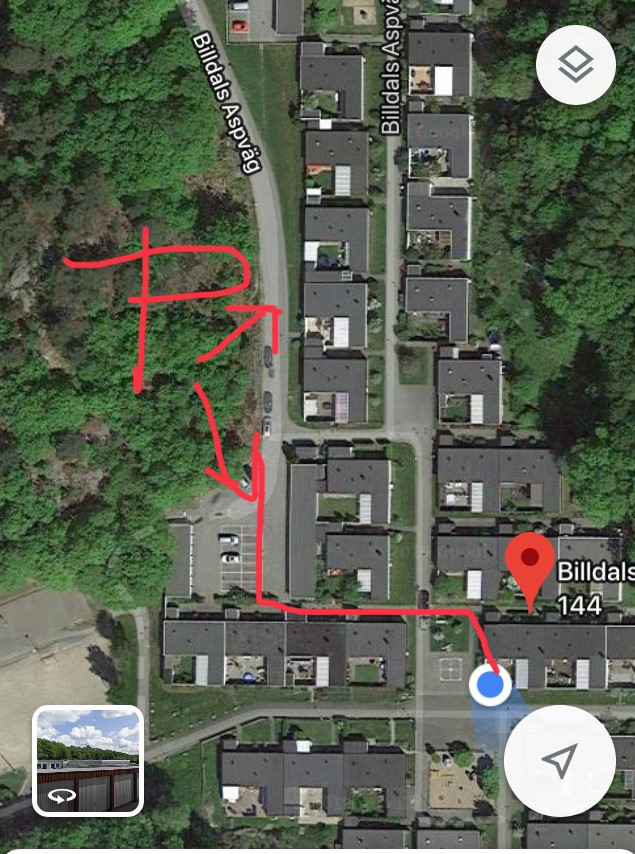 bild över vägbeskrivning